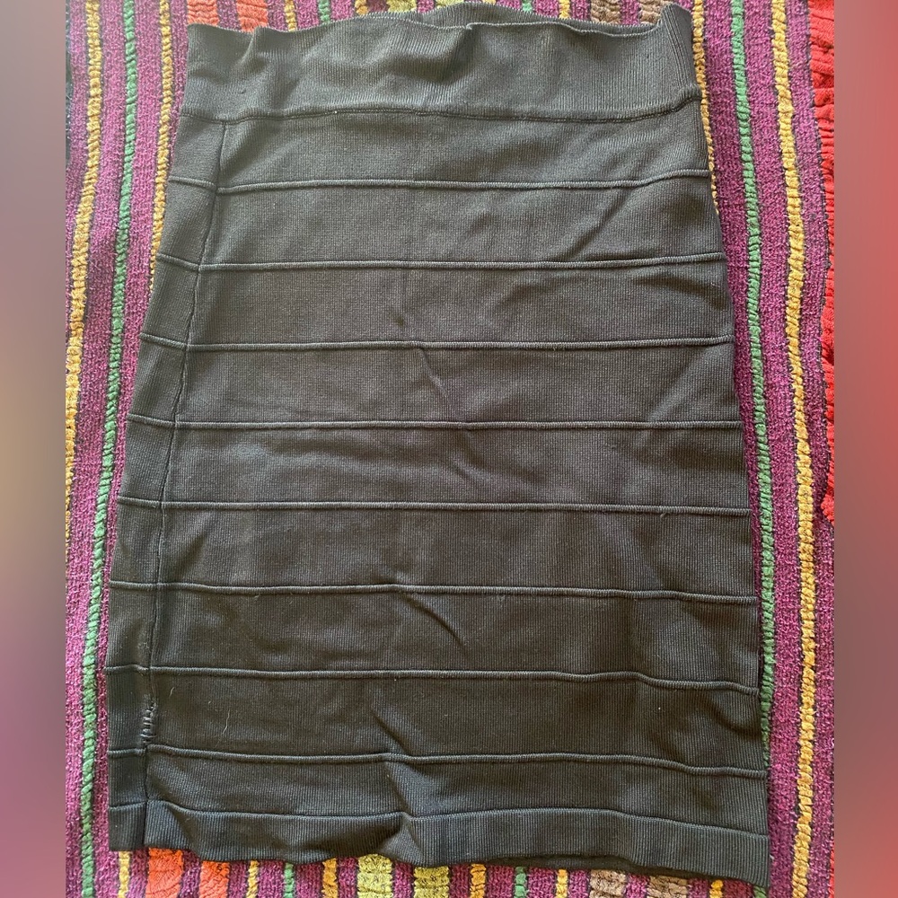 bebe Black Pencil Skirt